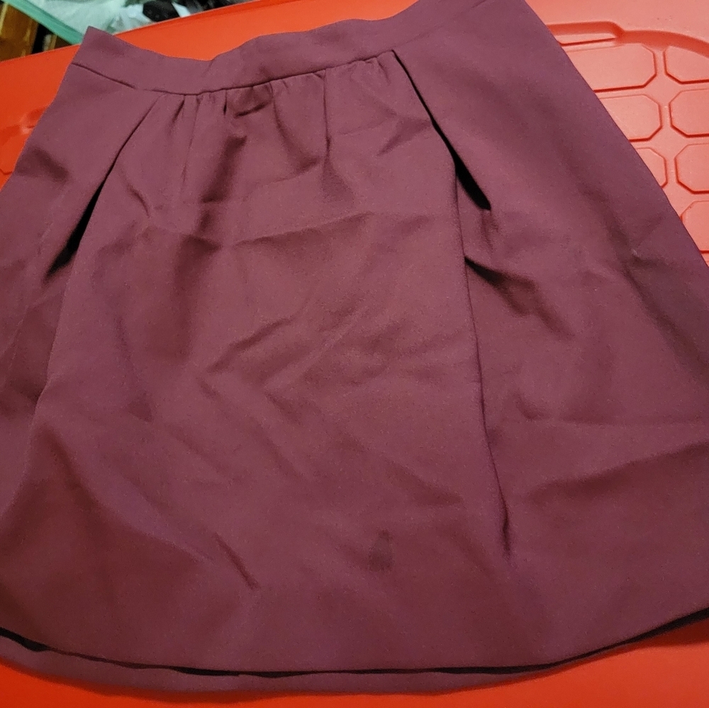 JCrew Size 2 Maroon Burgundy Red Skirt
